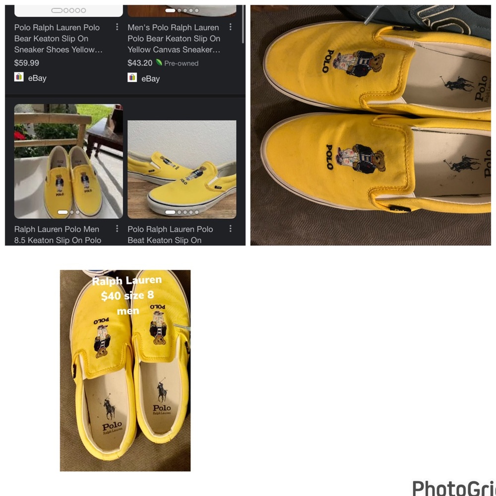 Ralph Lauren slip on size
